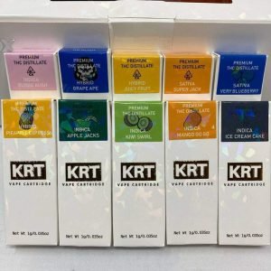 KRT Premium THC Distillate Carts